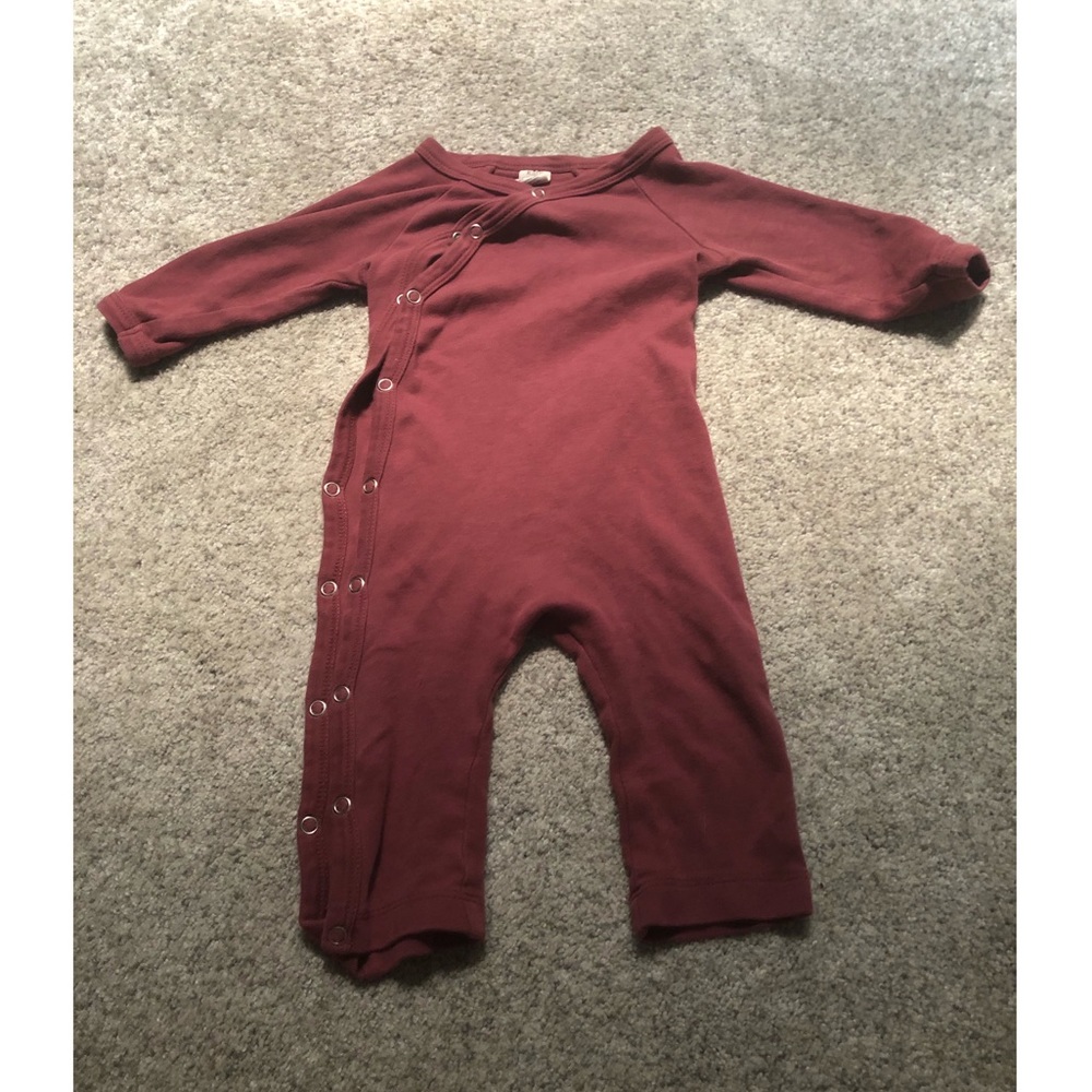 Kate Quinn footless sleeper 3-6 months organic cotton snap closures